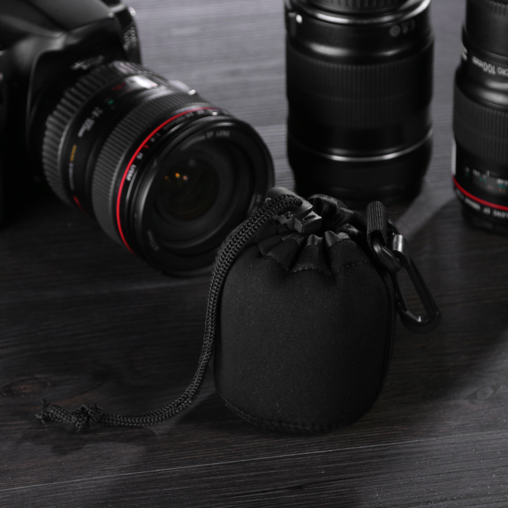 Lens Case Pouch - Su Geçirmez Yumuşak Neopren Kamera Lens