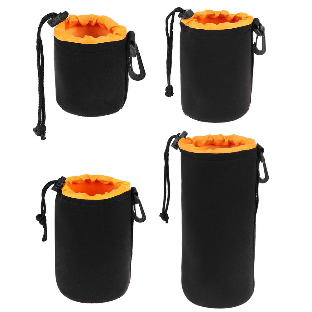 Lens Case Pouch - Su geçirmez Yumuşak Neopren Kamera Lens