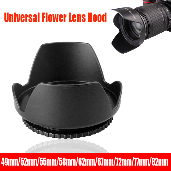 Lens Hood Petal - Evrensel Lens Hood 49mm 52mm 58mm