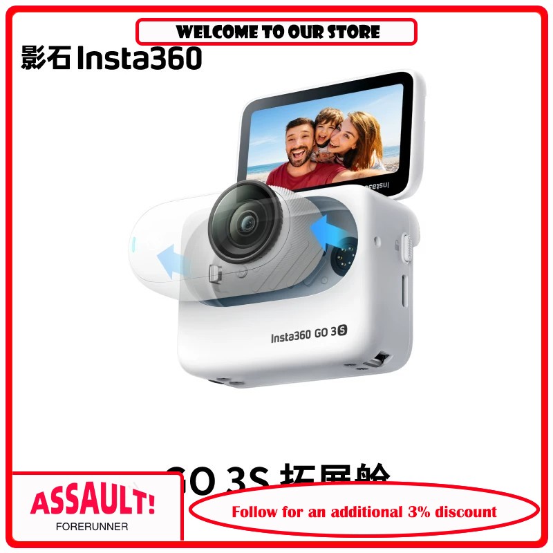 Insta360 Camera Go 3 - Shadow Stone Insta360 GO 3S Genişletme