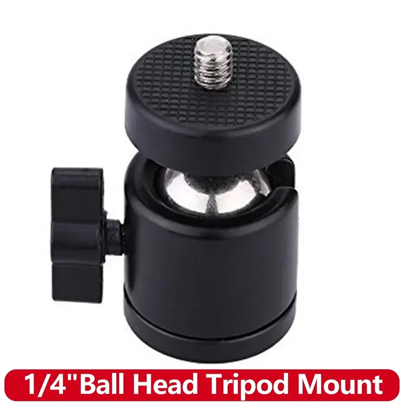 Fluid Head Tripod - Evrensel Mini Metal Top Başlıklı Adaptör
