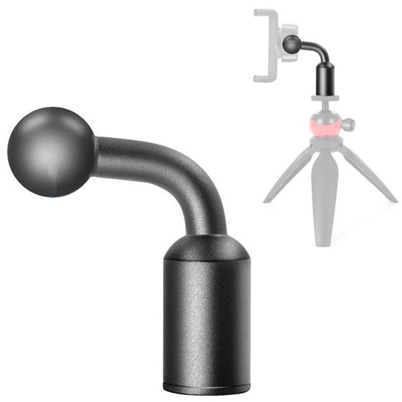 Fluid Head Tripod - Alüminyum Alaşımlı 17mm Top, Başlık Adaptörü