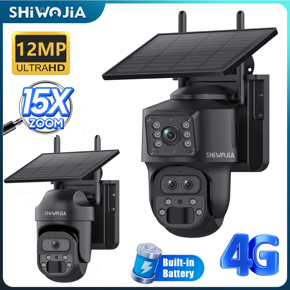Photography Zooming - SHIWOJIA 15X ZOOM Güneş Kamerası 4G