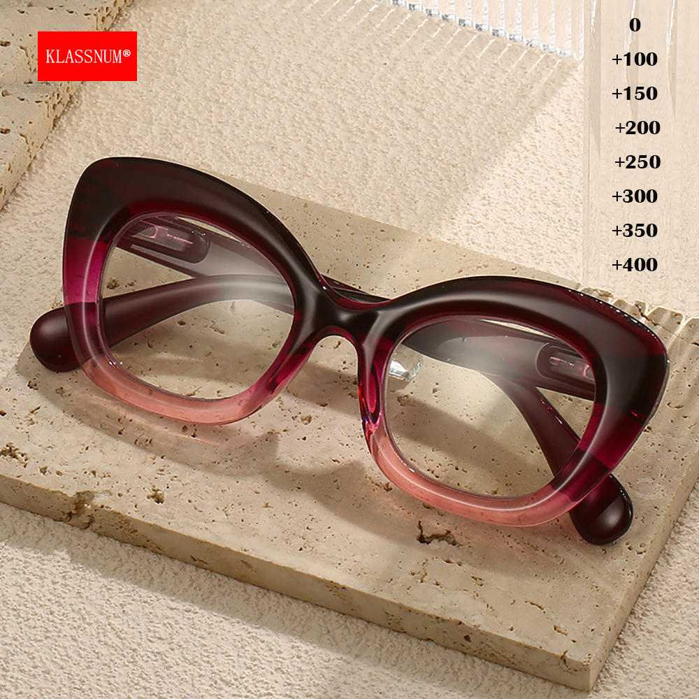 Eye Piece Magnifier - Leopar presbiyopi gözlük kişiselleştirilmiş Trendy Anti