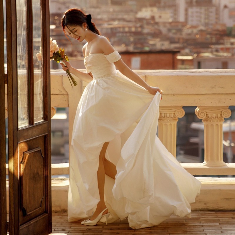 Tek Omuz Askısız Sade Gelinlik - Photography Wedding incelemesi ve fiyatı