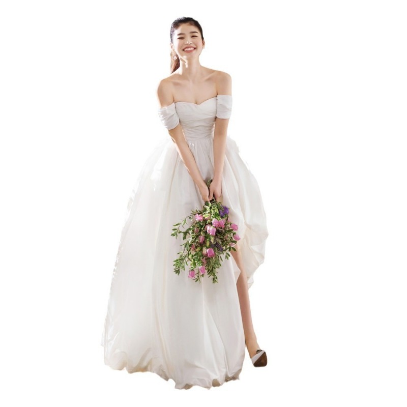 Tek Omuz Askısız Sade Gelinlik - Photography Wedding incelemesi ve fiyatı