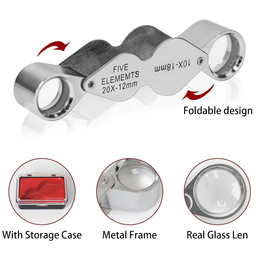 10X 20X Kuyumcu Büyüteci Cep B - Eye Piece Magnifier incelemesi ve fiyatı