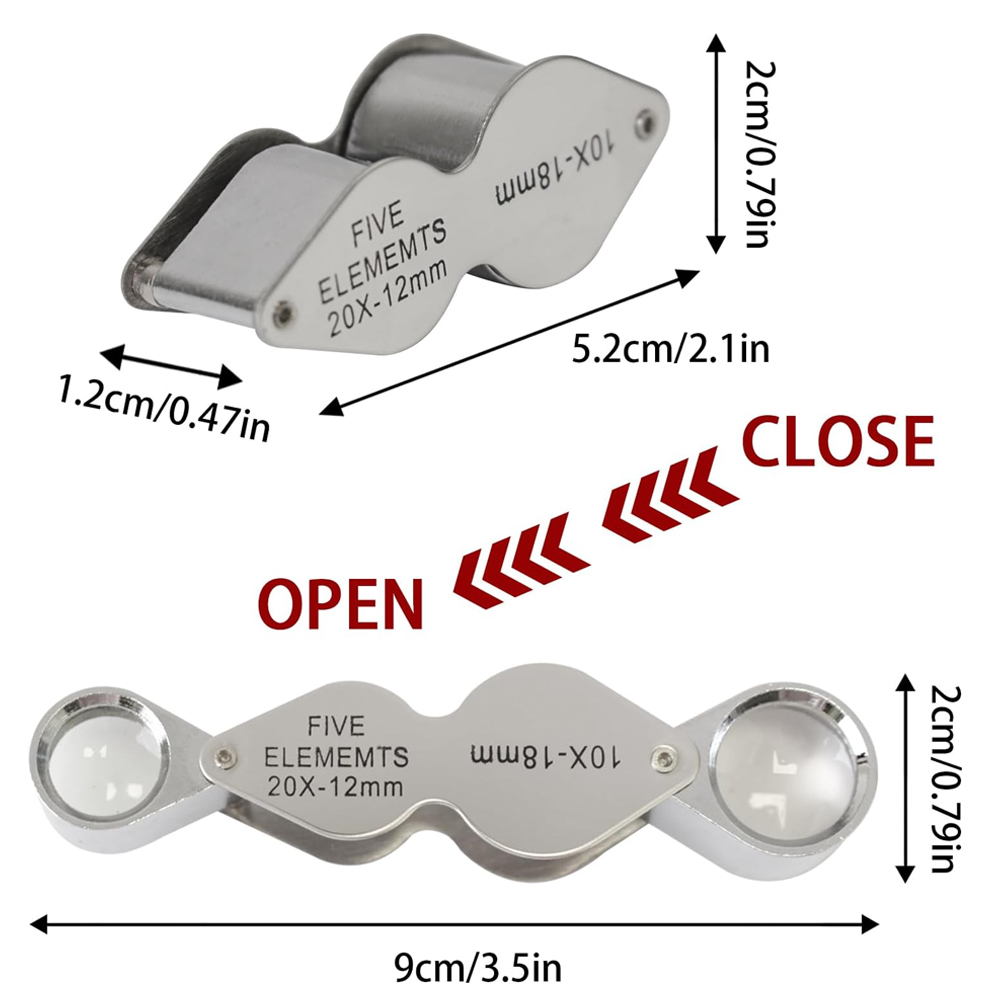 10X 20X Kuyumcu Büyüteci Cep B - Eye Piece Magnifier incelemesi ve fiyatı