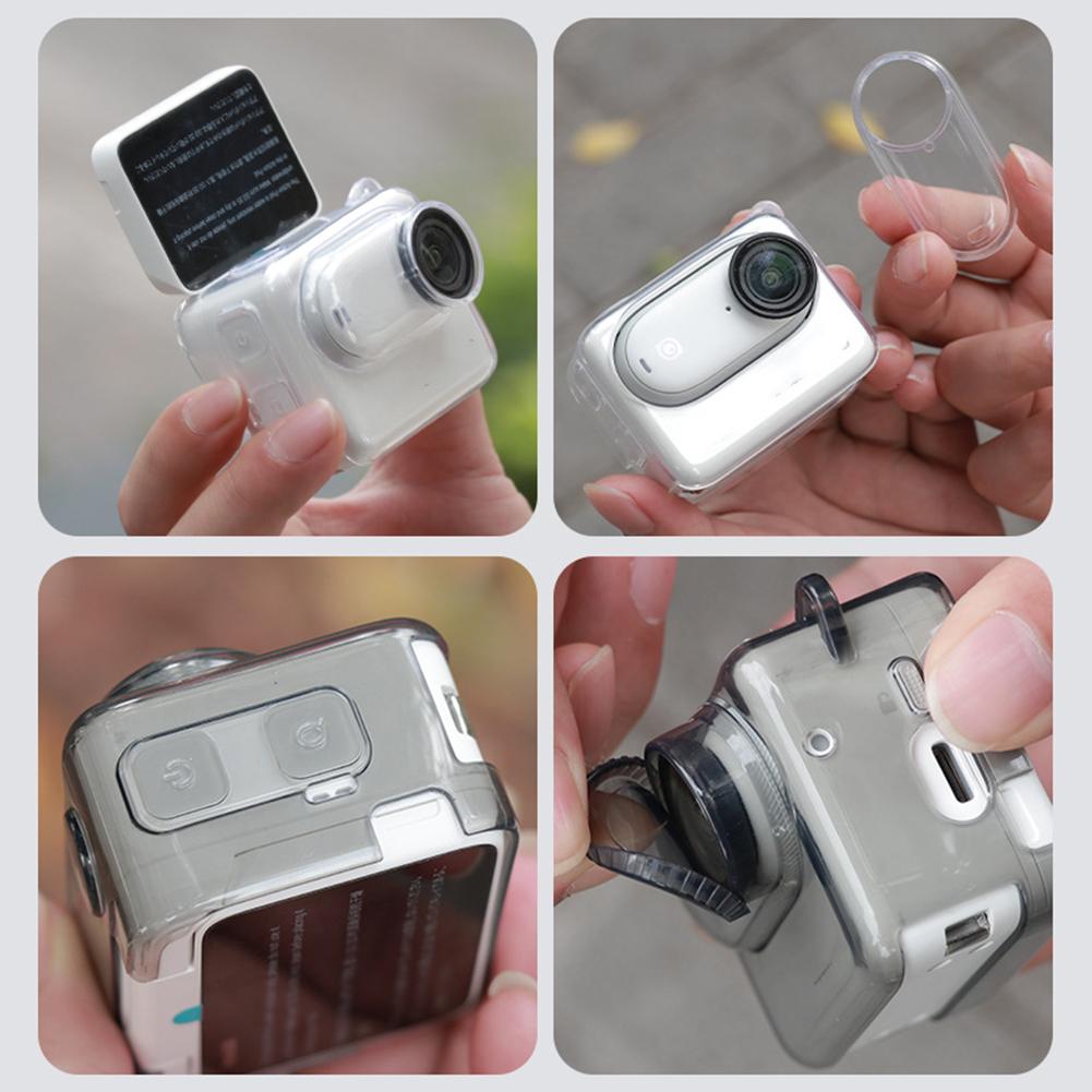 1 adet Şeffaf/gri TPU Anti-dam - Insta360 Camera Go 3 incelemesi ve fiyatı