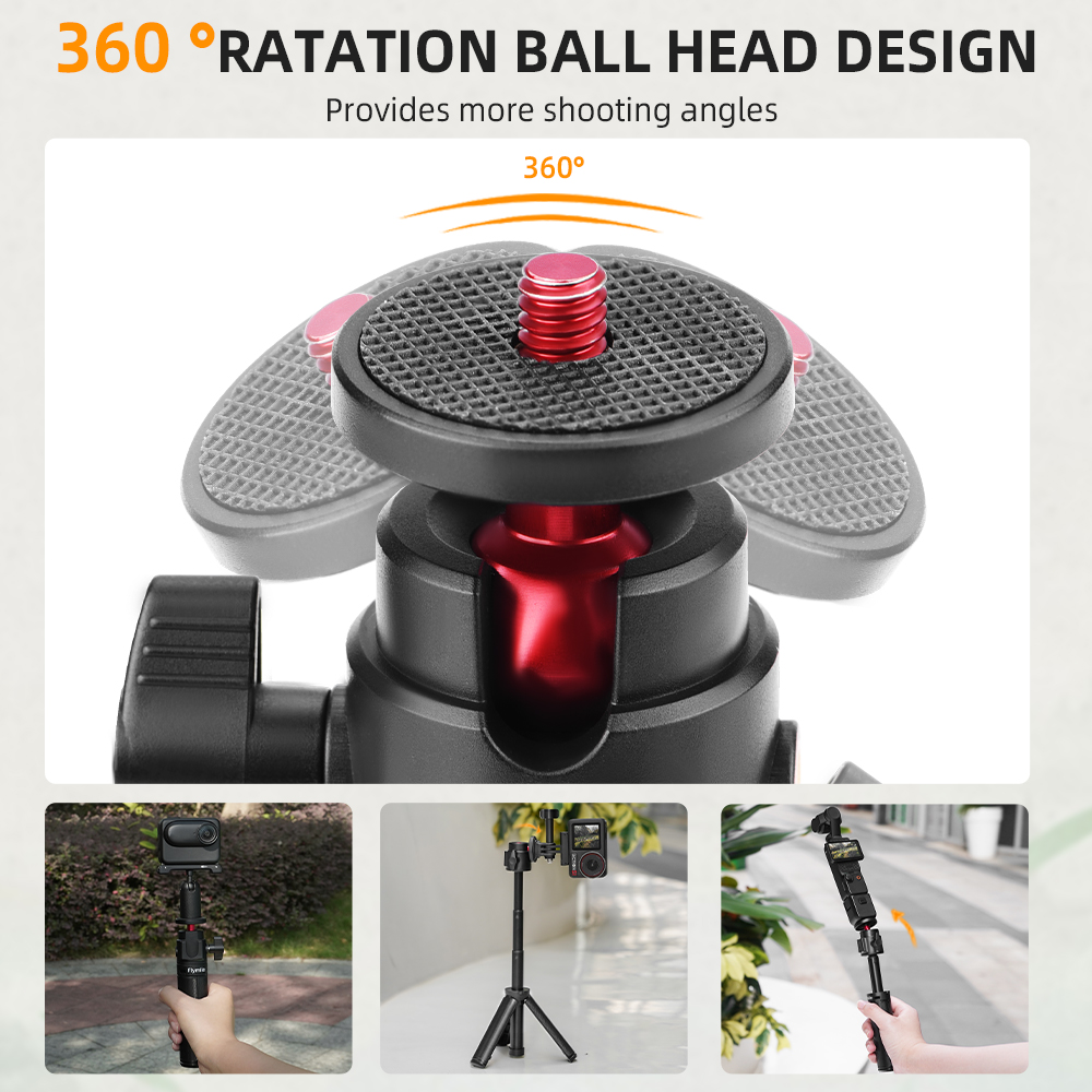Flymile uzatma direği Tripod M - Photography Grip Insta360 X5 incelemesi ve fiyatı