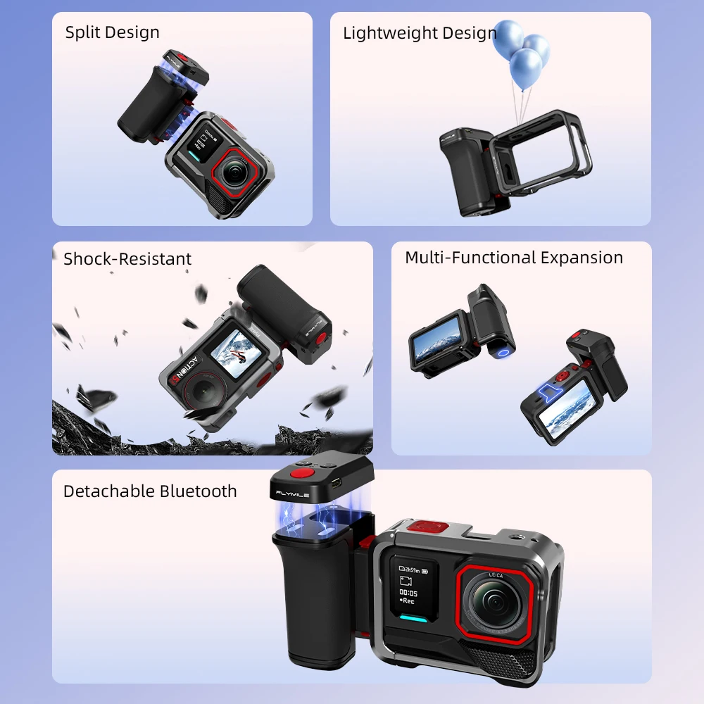 DJI Action 6/5 Pro/4 Insta360  - Photography Grip Insta360 X5 incelemesi ve fiyatı