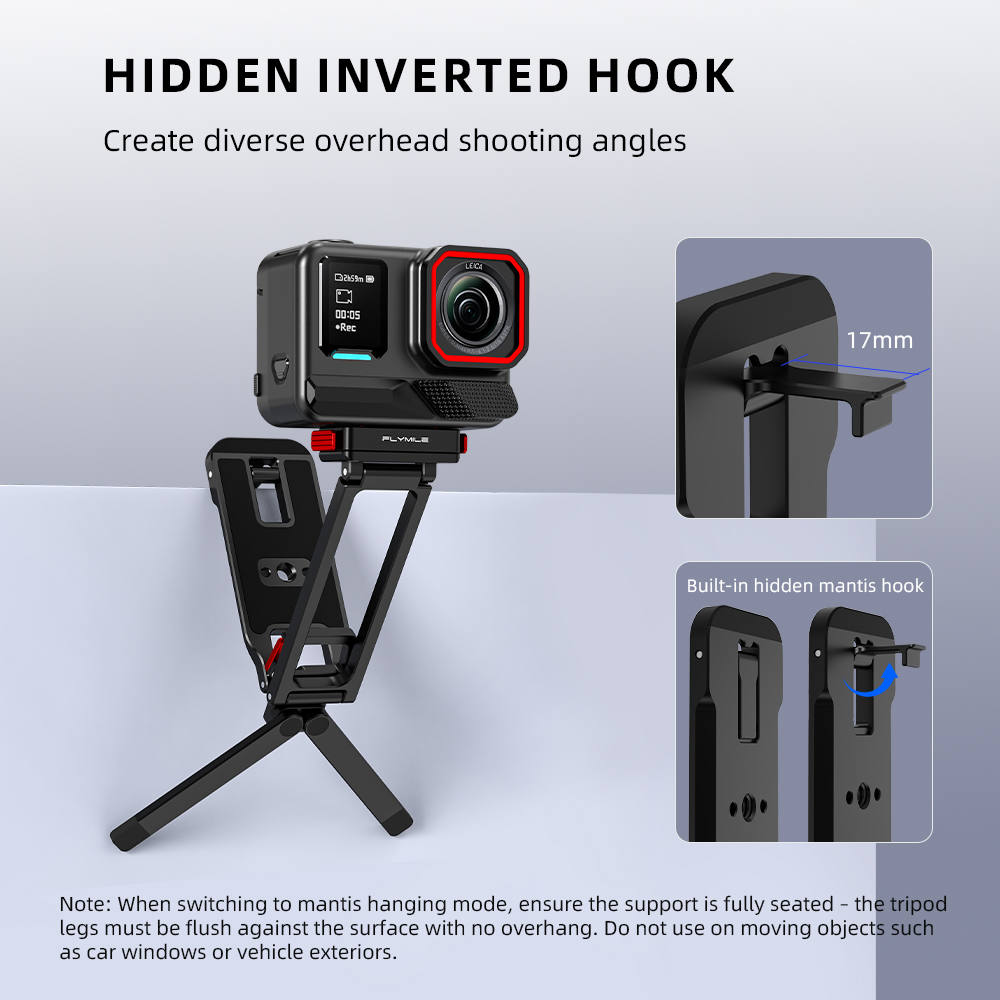 Flymile Metal Tripod Hızlı Çık - Photography Grip Insta360 X5 incelemesi ve fiyatı