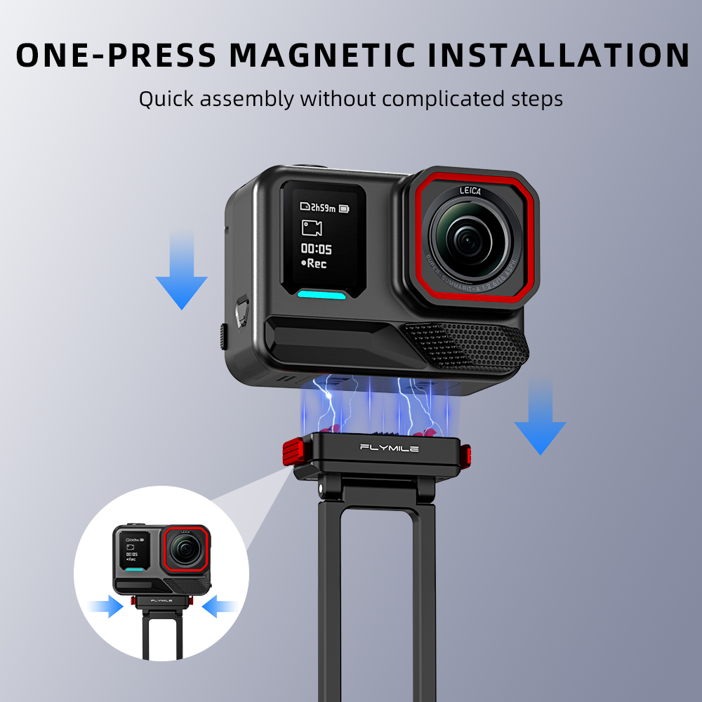 Flymile Metal Tripod Hızlı Çık - Photography Grip Insta360 X5 incelemesi ve fiyatı