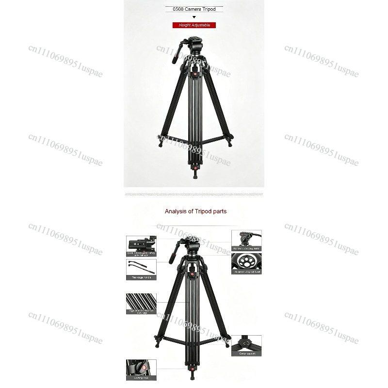 JY0508 Profesyonel Kamera Trip - Fluid Head Tripod incelemesi ve fiyatı
