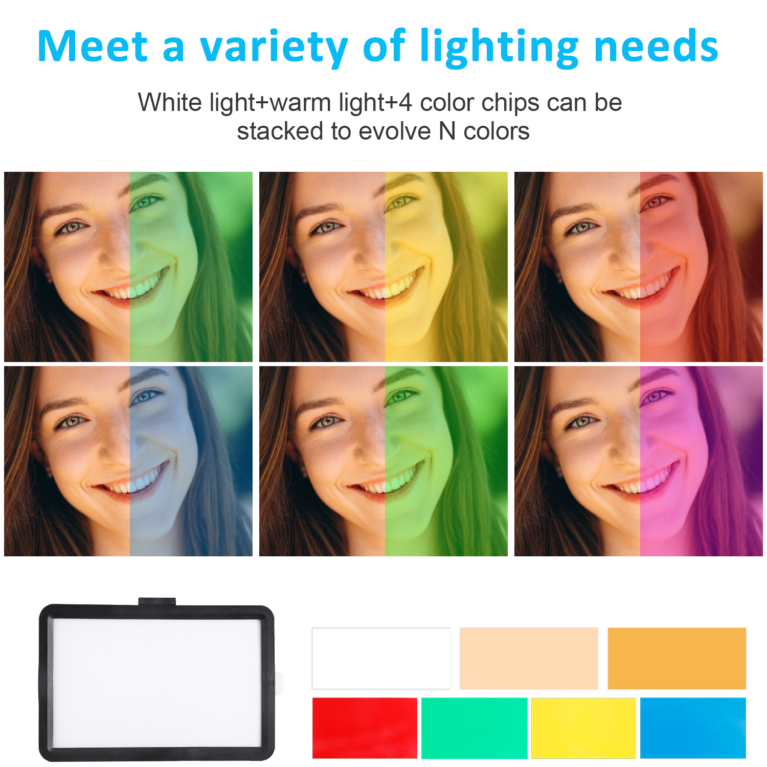 8 inç Kare LED Dolgu Işığı, 43 - Photography Zooming incelemesi ve fiyatı
