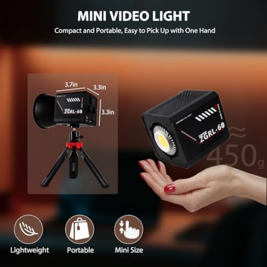 60W COB LED Video Işığı, 8000  - Photography Video incelemesi ve fiyatı