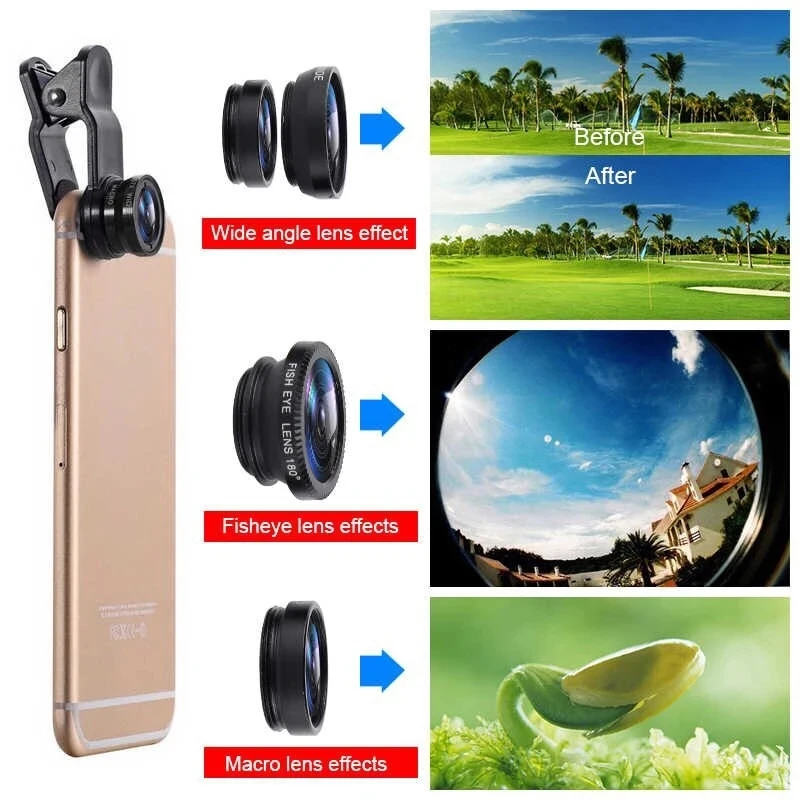 3'ü 1 Arada Balık Gözü Telefon - Photography Zooming incelemesi ve fiyatı