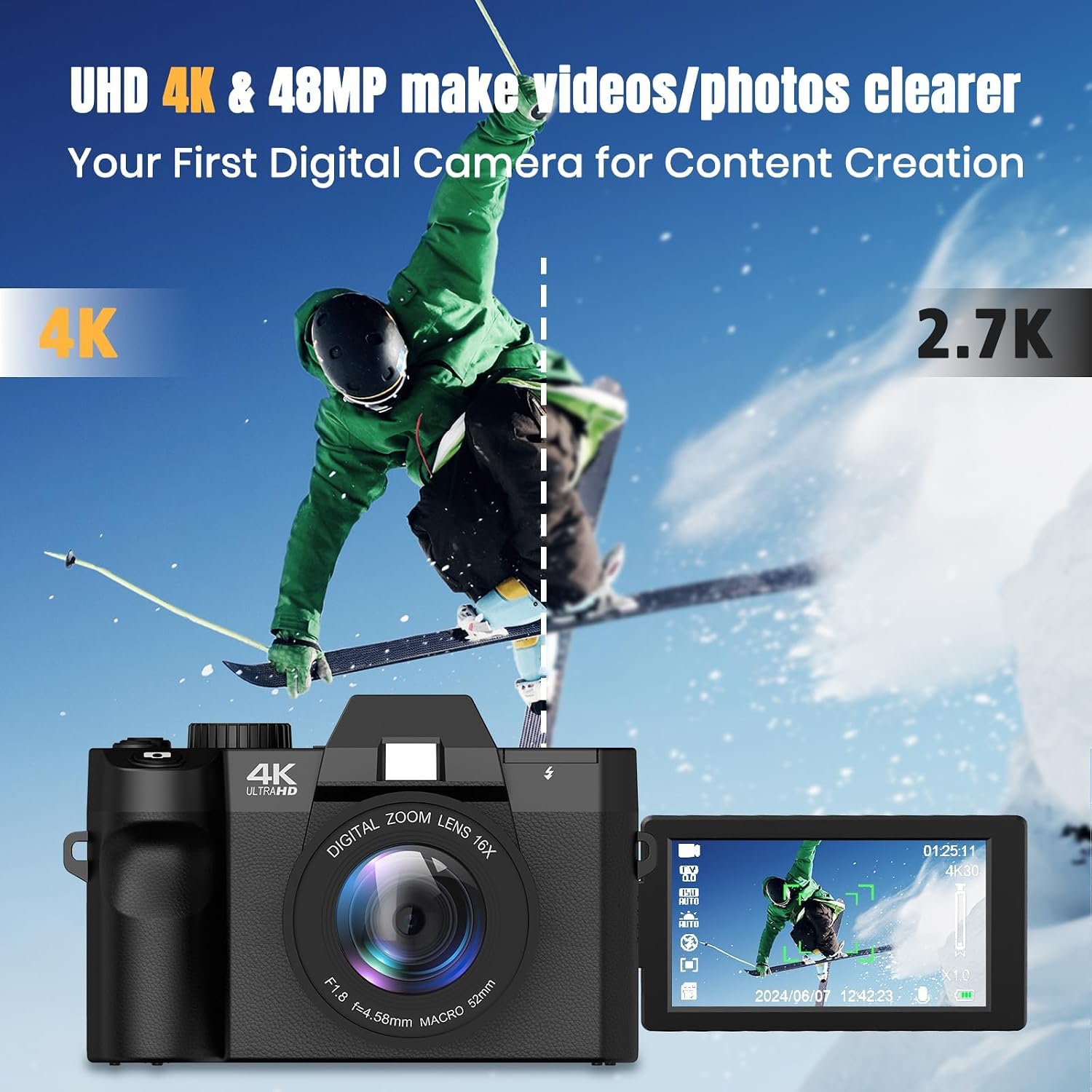 48MP WiFi ve Otomatik Odaklama - Photography Zoom incelemesi ve fiyatı