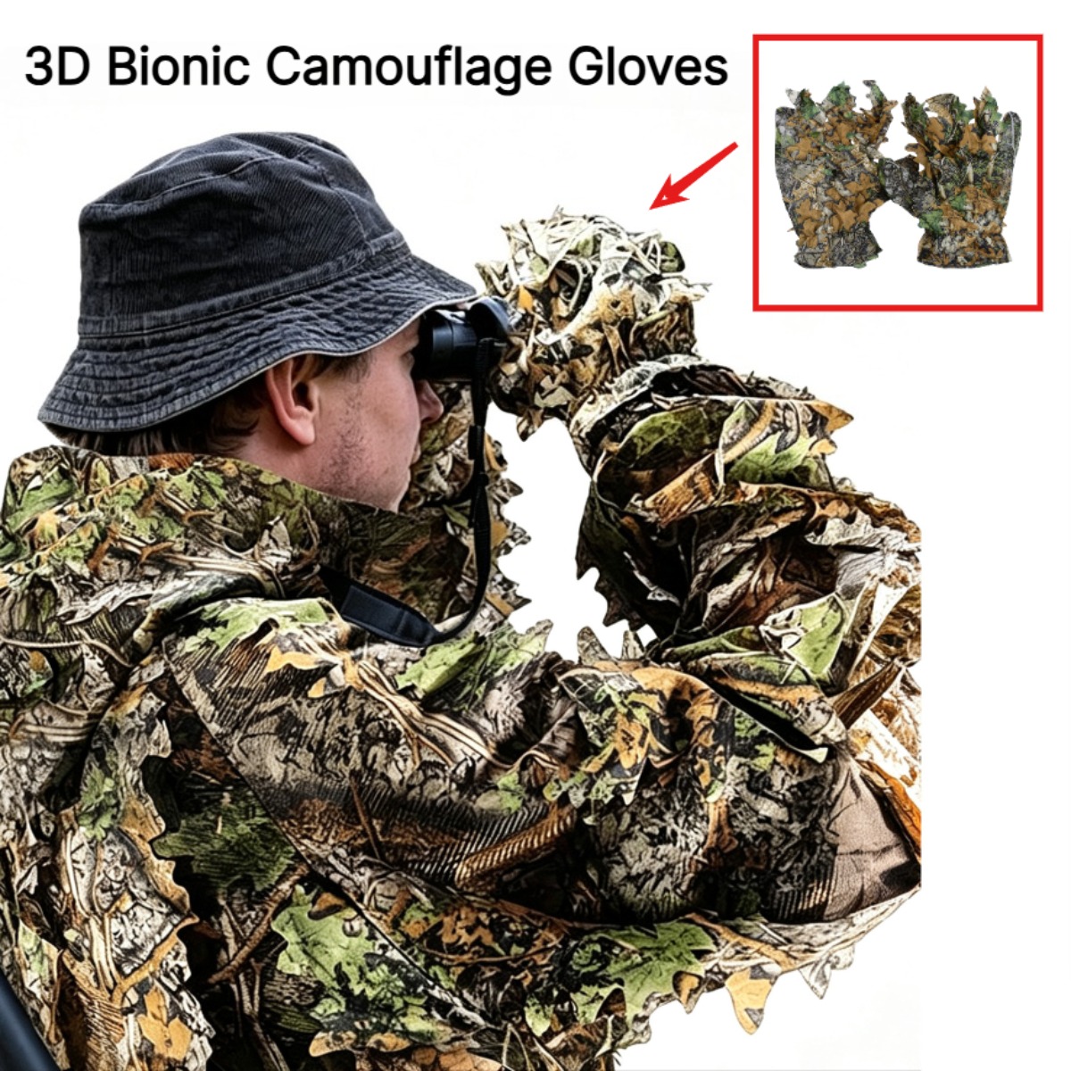 3D Kamuflaj Yaprak Av Eldivenl - Photography Gear incelemesi ve fiyatı